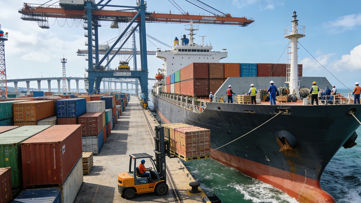 现代化建设项目俯瞰