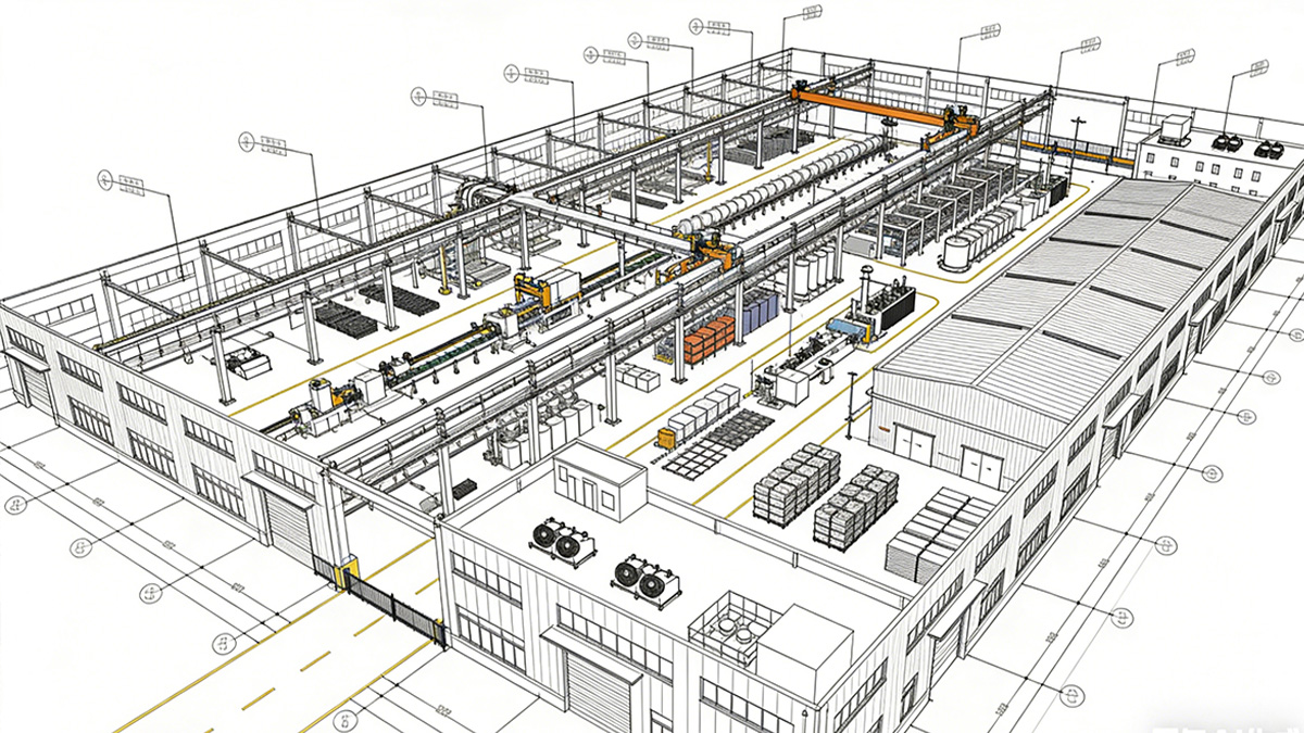 节能技术应用与项目现场示意图